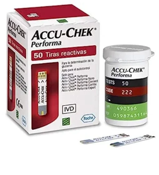 ACCU-CHEK Performa Blood Glucose Test Strip 50ps - Image 2