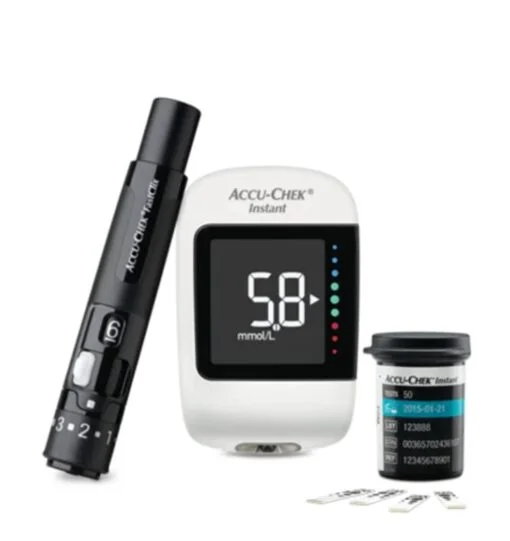 ⁦Accu-Chek Instant Blood Glucose Monitoring System أكيوتشيك - الفوري لمراقبة نسبة الجلوكوز في الدم⁩ - الصورة ⁦2⁩