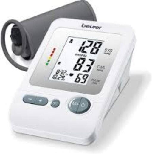 <p>The blood pressure monitor determines your blood pressure and pulse on your upper arm fully automatically. The blood pressure monitor is suitable for up to 4 users with its 4 x 30 memory spaces.</p>