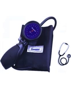Granzia Aneroid Sphygmomanometer S-Plus <p>Palmotens S Plus pressure monitor</p><p>- Anti-shock steel frame, which lasts longer</p><p>- Easy to carry</p><p>Clear reading</p><p>Stylish bag</p><p>- Arm girth size from 25:42 cm</p><p>Gift stethoscope</p><p>All Italian Granzia products come with a two-year warranty</p> <p>Palmotens S Plus pressure monitor</p><p>- Anti-shock steel frame, which lasts longer</p><p>- Easy to carry</p><p>Clear reading</p><p>Stylish bag</p><p>- Arm girth size from 25:42 cm</p><p>Gift stethoscope</p><p>All Italian Granzia products come with a two-year warranty</p>