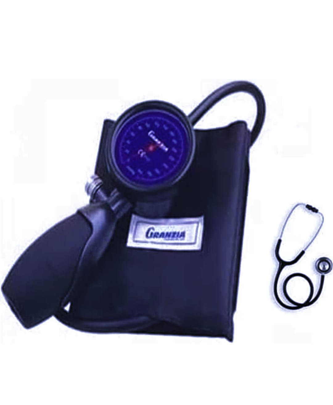 Granzia Aneroid Sphygmomanometer S-Plus <p>Palmotens S Plus pressure monitor</p><p>- Anti-shock steel frame, which lasts longer</p><p>- Easy to carry</p><p>Clear reading</p><p>Stylish bag</p><p>- Arm girth size from 25:42 cm</p><p>Gift stethoscope</p><p>All Italian Granzia products come with a two-year warranty</p> Granzia Aneroid Sphygmomanometer S-Plus - Image 2