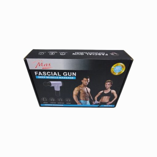 <p>Massage deviceFASCIAL G - UN<br>Massage gun available 4 pieces of heads to meet the needs of different muscles and help relieve swelling and muscle fatigue. It is used by athletes in physical fitness training more effectively and accelerates muscle recovery and improves blood circulation and joints. Non-slip</p>