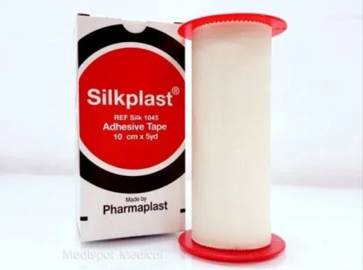 ⁦Silkplast Surgical Tape 10cm*5m سيلكبلاست لاصق للجروح 5م * 10سم⁩ - الصورة ⁦2⁩