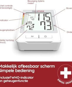 <p class="p1">Monitor your health effortlessly with the battery-operated Rossmax Z1 Blood Pressure Monitor! 🩺 This user-friendly device features high-precision measurement, a large LCD display, and a one-touch operation for easy, accurate readings. With memory storage for up to 90 readings, it’s perfect for tracking your health over time. Compact and portable, the Rossmax Z1 is your reliable partner for at-home health monitoring.<span class="Apple-converted-space"> </span></p>