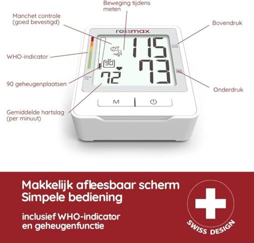 <p class="p1">Monitor your health effortlessly with the battery-operated Rossmax Z1 Blood Pressure Monitor! 🩺 This user-friendly device features high-precision measurement, a large LCD display, and a one-touch operation for easy, accurate readings. With memory storage for up to 90 readings, it’s perfect for tracking your health over time. Compact and portable, the Rossmax Z1 is your reliable partner for at-home health monitoring.<span class="Apple-converted-space"> </span></p>