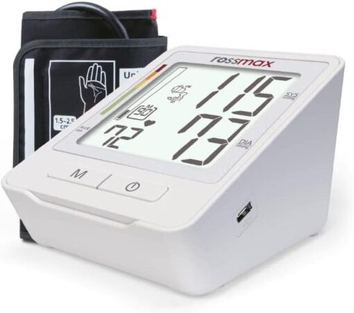 <p class="p1">Monitor your health effortlessly with the battery-operated Rossmax Z1 Blood Pressure Monitor! 🩺 This user-friendly device features high-precision measurement, a large LCD display, and a one-touch operation for easy, accurate readings. With memory storage for up to 90 readings, it’s perfect for tracking your health over time. Compact and portable, the Rossmax Z1 is your reliable partner for at-home health monitoring.<span class="Apple-converted-space"> </span></p>